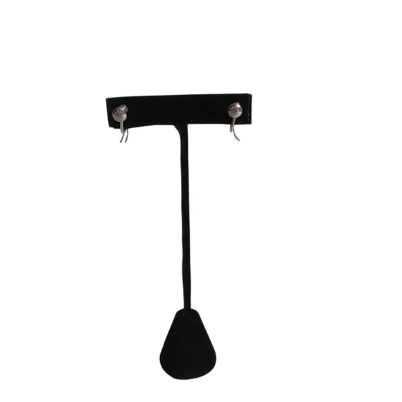 VINTAGE STERLING SILVER SCREWBACK EARRINGS BRAND‎ UNKNOWN VGC - Picture 6 of 9